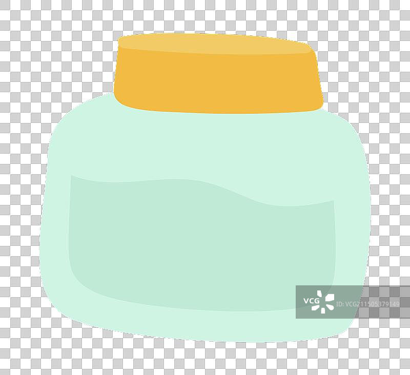 扁平设计玻璃罐图片素材