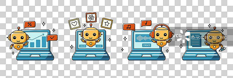 使用AI聊天机器人进行在线辅助图片素材