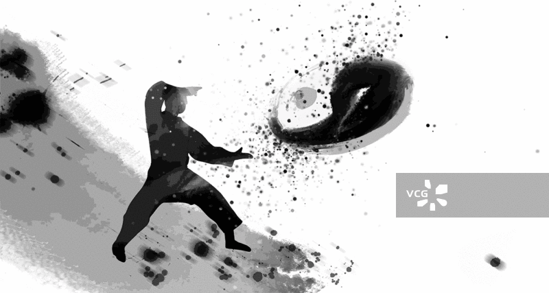 太极图，武术，太极拳，太极，文化，传统文化，中医，养生，健康生活方式图片素材