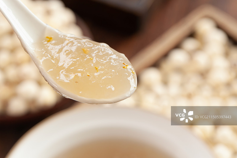 桂花藕粉图片素材