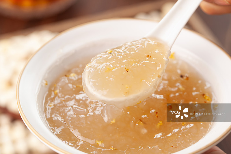 桂花藕粉图片素材