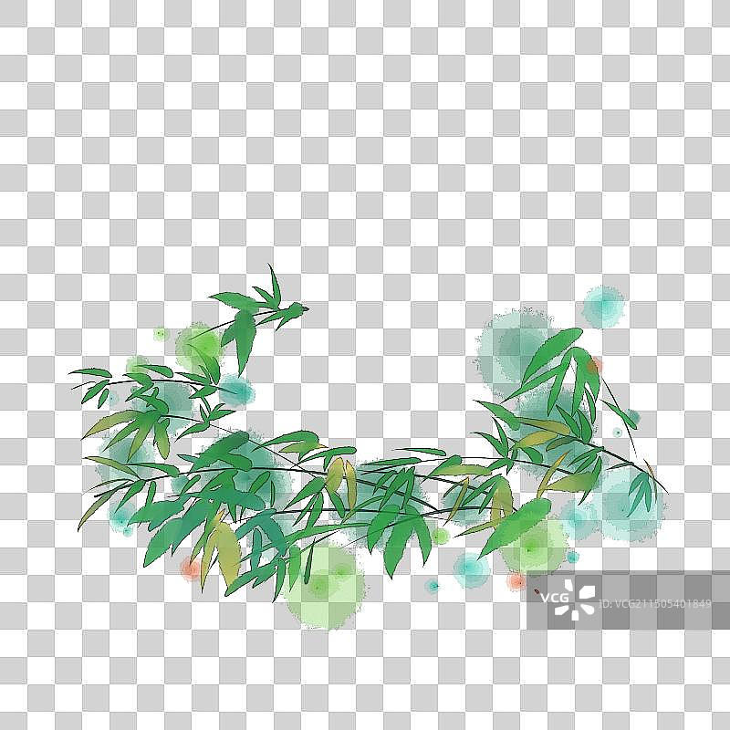 水墨风熊猫24节气系列免抠元素图片素材