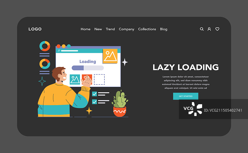 网站优化扁平化设计图片素材