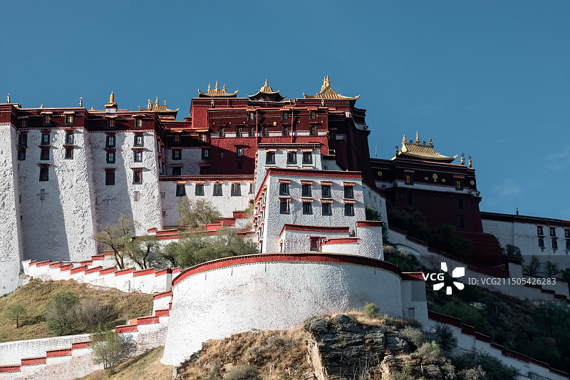 西藏拉萨布达拉宫图片素材