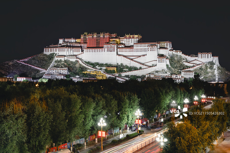 西藏拉萨布达拉宫图片素材