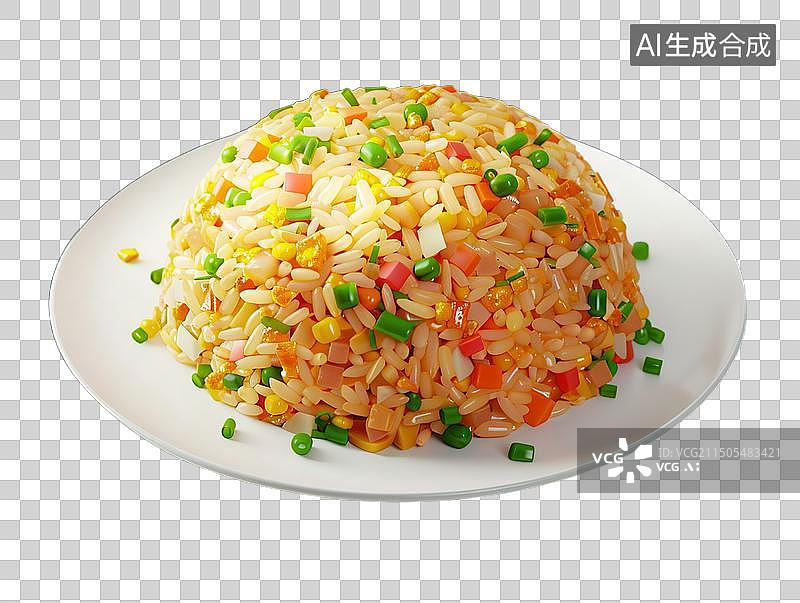 【AI数字艺术】黄金炒饭 蛋炒饭图片素材