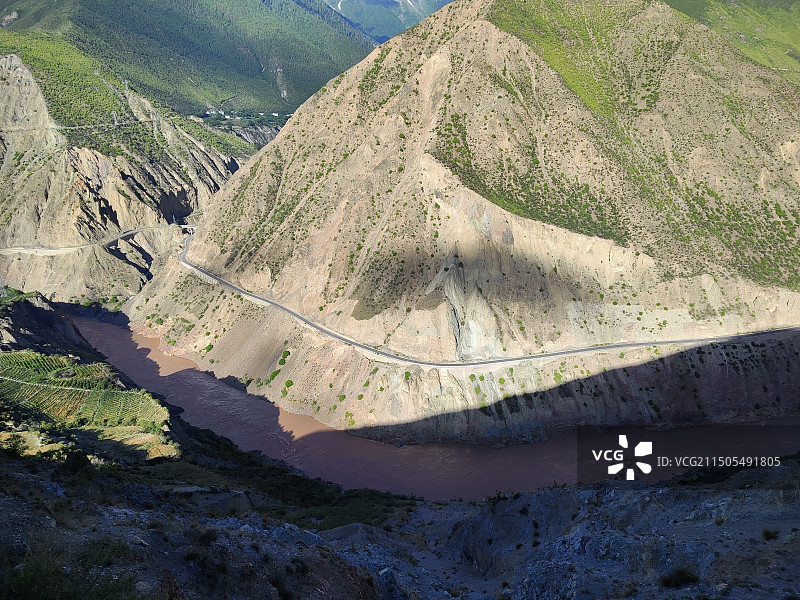 澜沧江峡谷图片素材