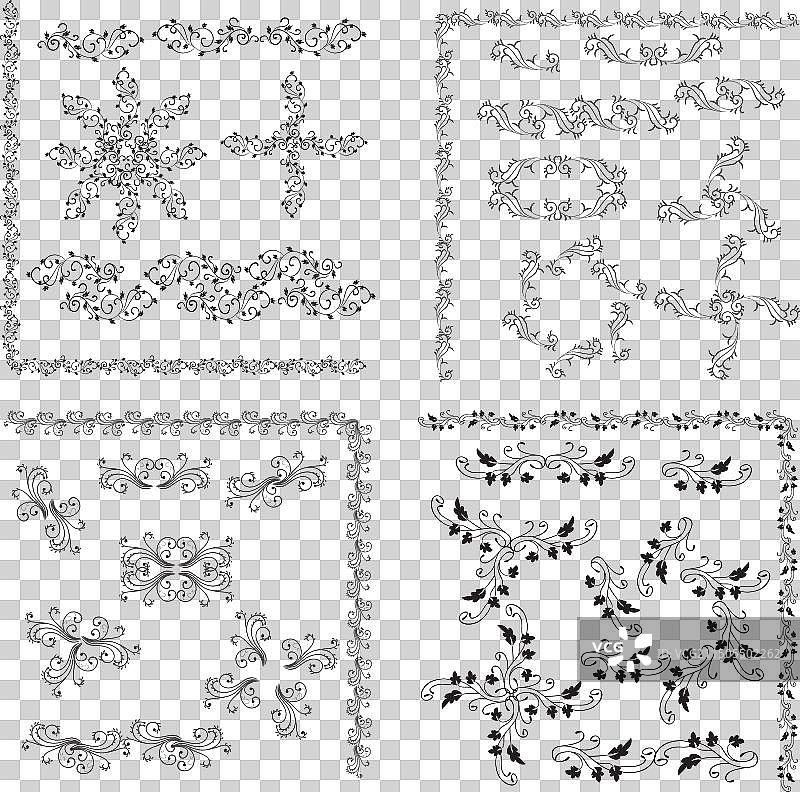 线条艺术模板图片素材