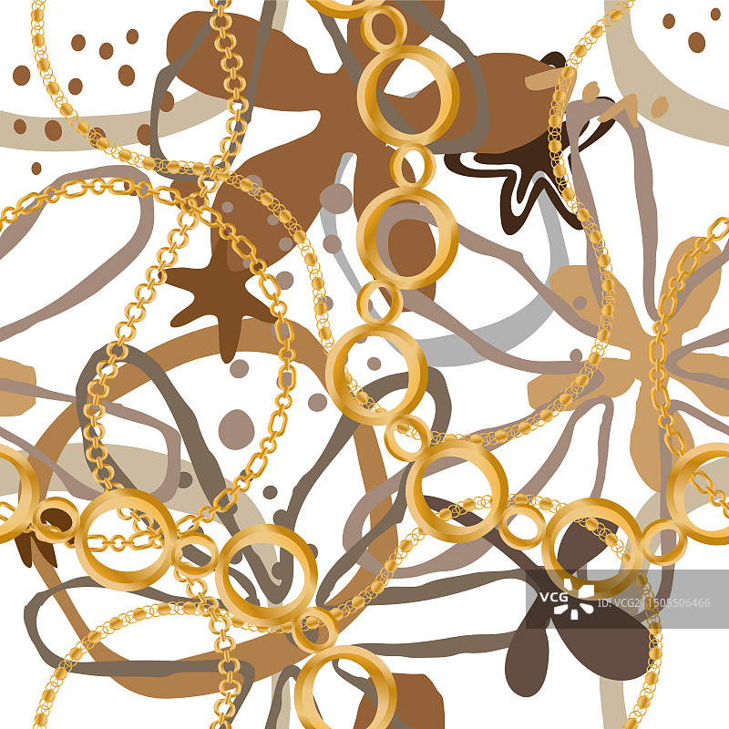 珍贵宝石装饰的无缝图案图片素材