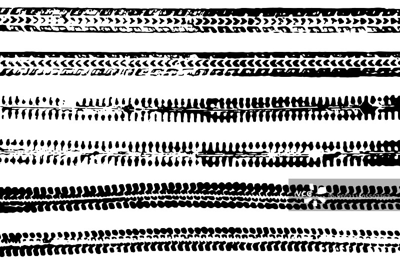 汽车轮胎痕迹合集图片素材