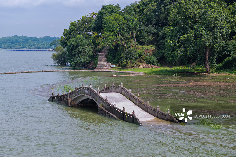 鼋头渚万浪桥图片素材