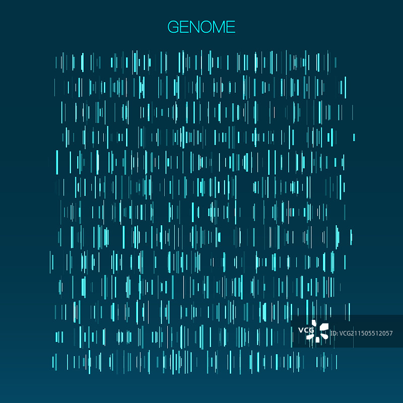 基因组大数据可视化图片素材