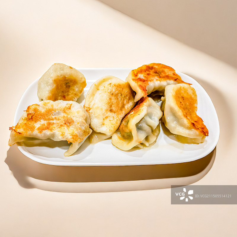 煎饺早餐广告图图片素材