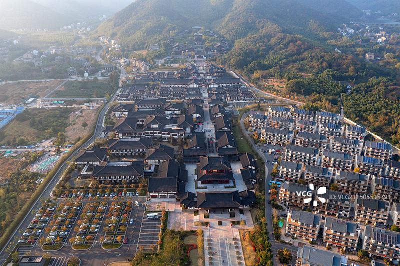 浙江省长兴县水口乡唐朝十二乐坊大唐贡茶院图片素材