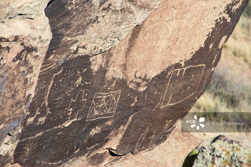 古代岩石壁画图片素材