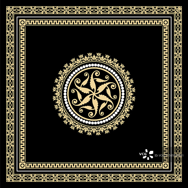 珍贵宝石装饰的无缝图案图片素材