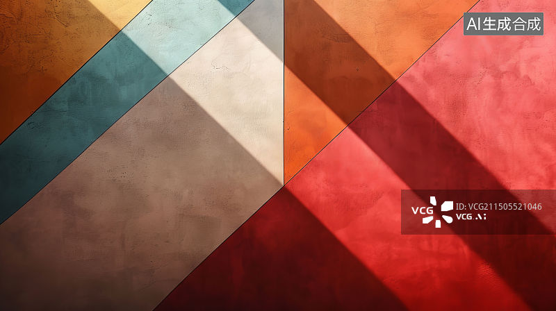 【AI数字艺术】简约模块色彩背景Minimalist Dreamy Color Background图片素材