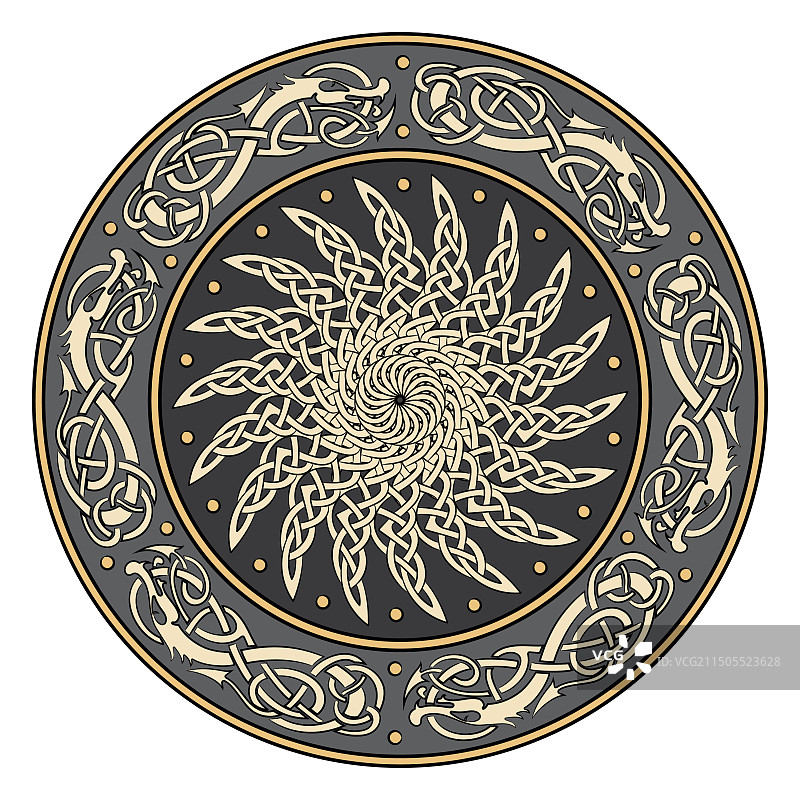 古老的欧洲图案：古典回纹图片素材