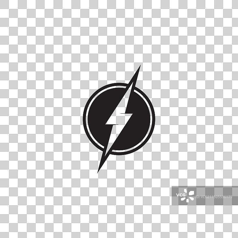 闪电图标标志和符号图片素材