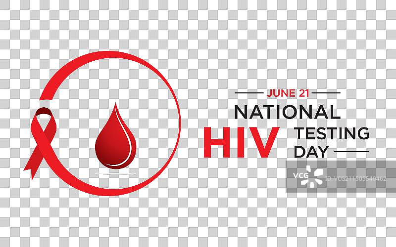 全国艾滋病毒检测日图片素材