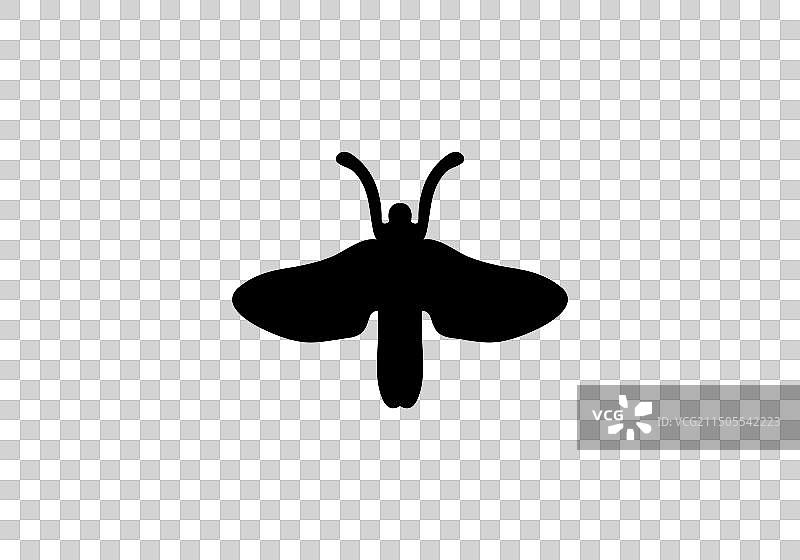 极简风格避债蛾图标设计图片素材