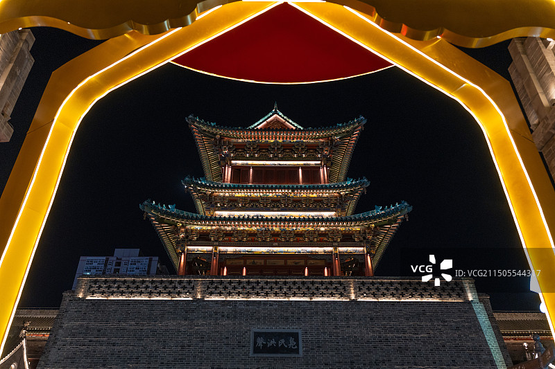 太原 - 柳巷钟楼图片素材