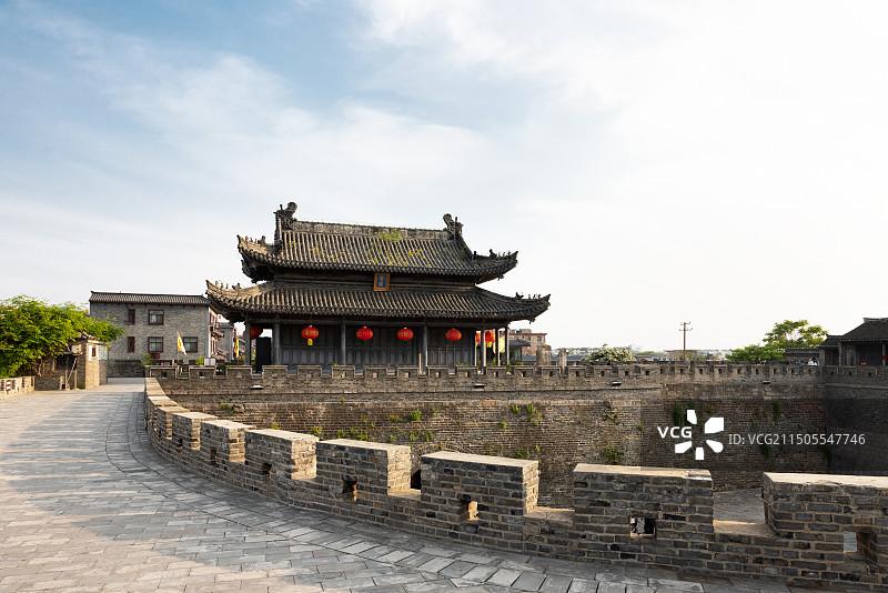 寿县古城墙图片素材