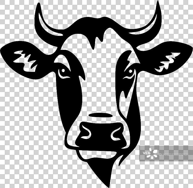 奶牛高品质Logo设计，T恤图案首选图片素材