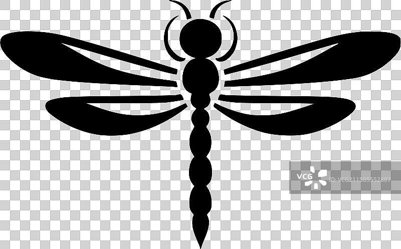 高品质蜻蜓Logo，T恤理想素材图片素材