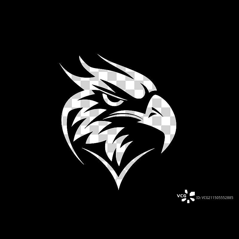 鹰-极简主义和简单的轮廓图片素材