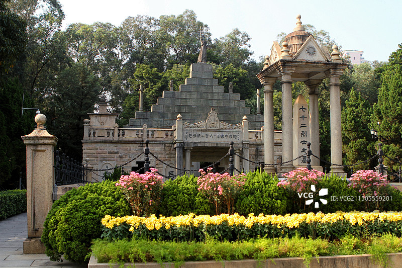 广州黄花岗烈士陵园图片素材