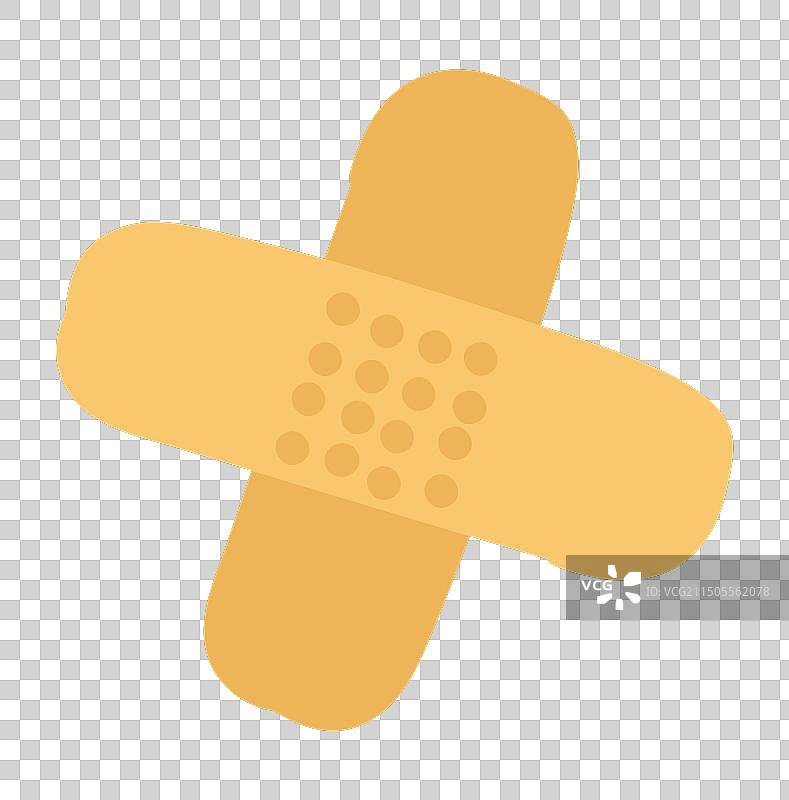 扁平设计医用膏药胶带图片素材