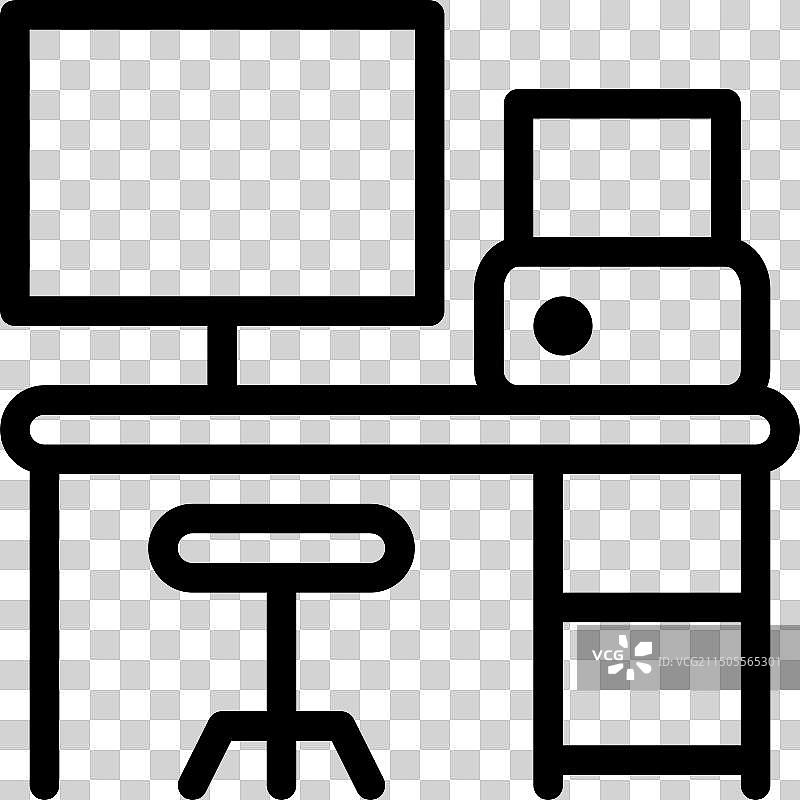 工作台图标：办公桌图片素材