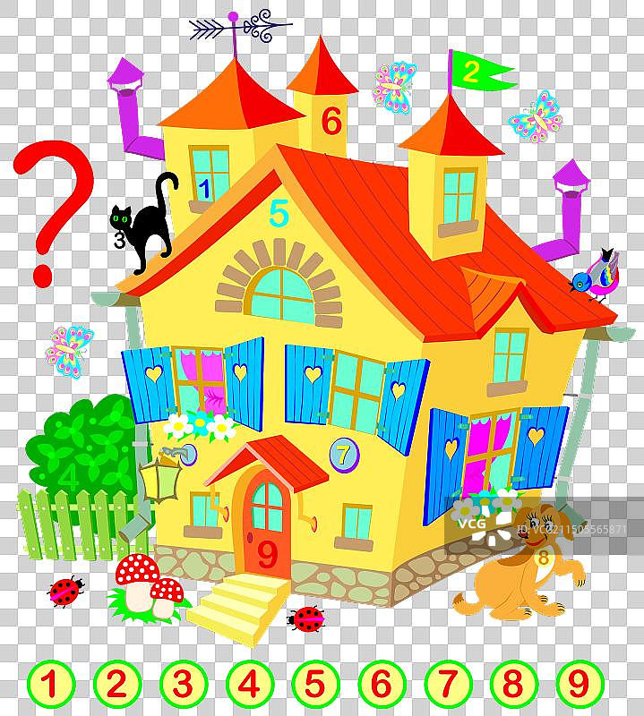 儿童寻找练习图片素材