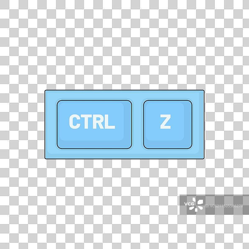 撤销键扁平图标图片素材
