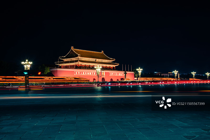 天安门广场长安路夜景.jpg图片素材