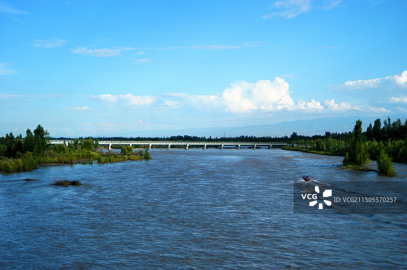 伊犁河图片素材