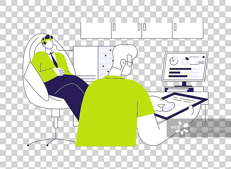 脑机接口开发抽象概念图片素材