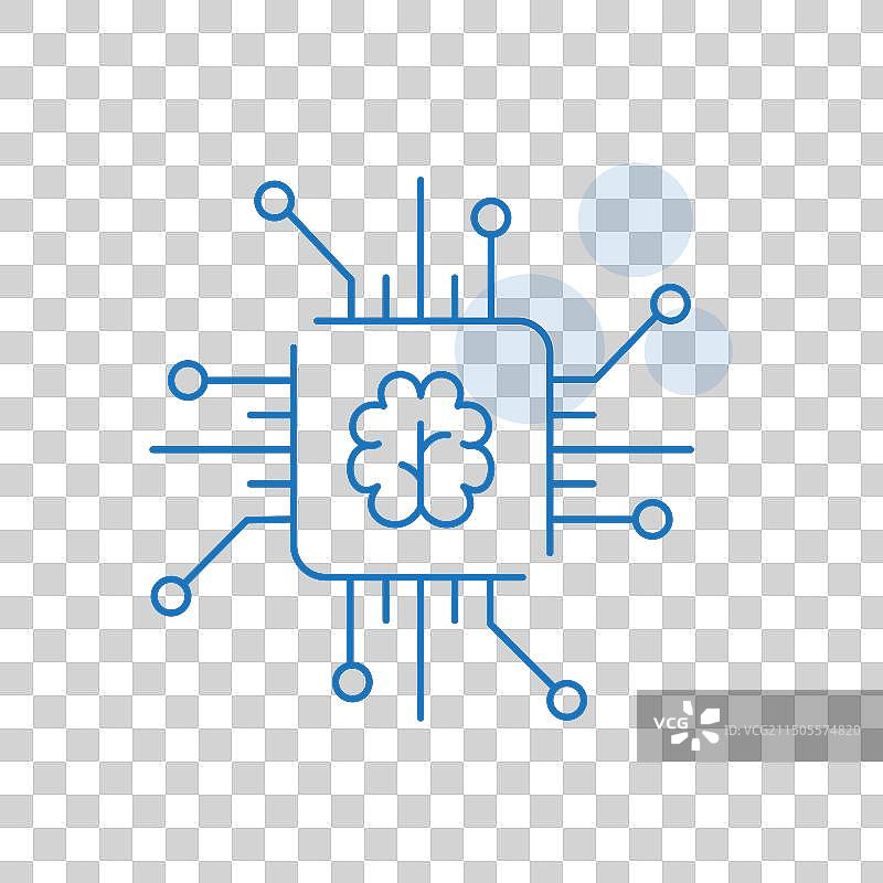 人工智能智能系统图标图片素材