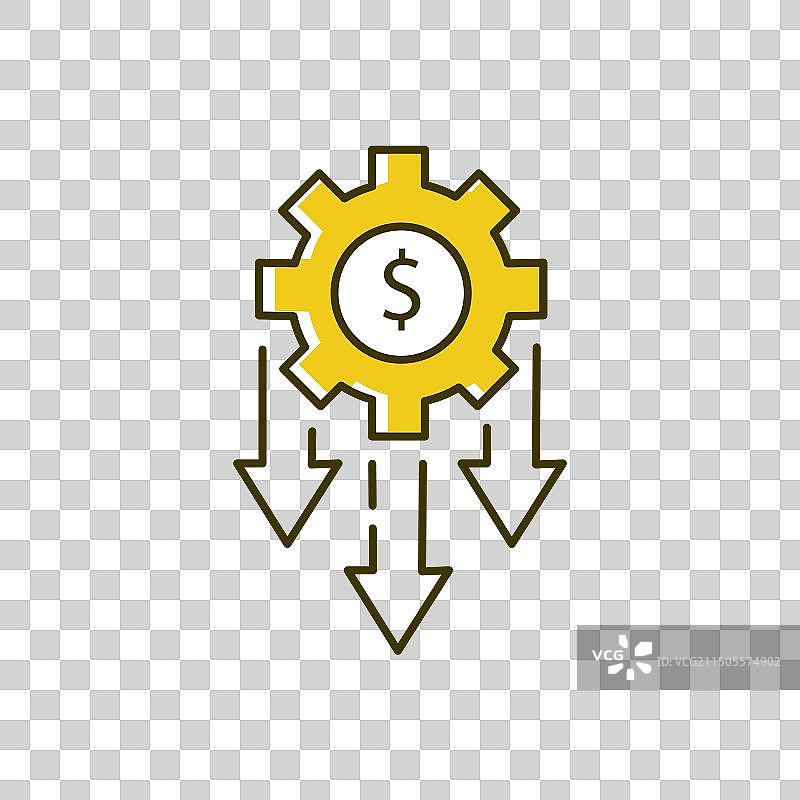 成本降低图标设计图片素材