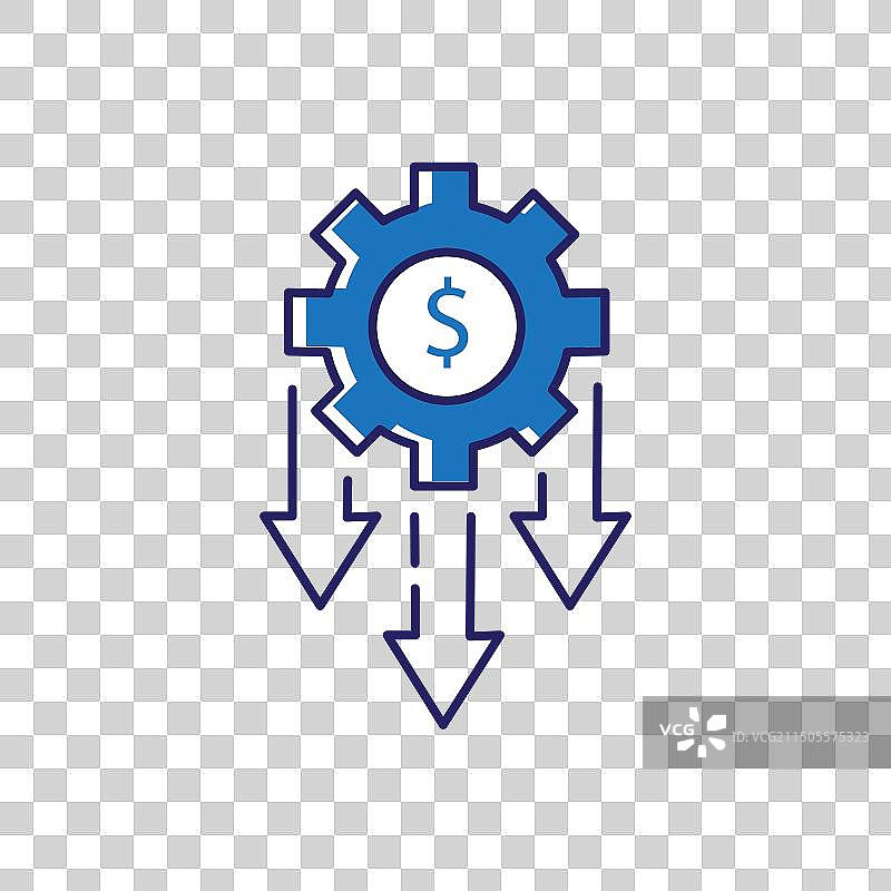 成本降低图标设计图片素材