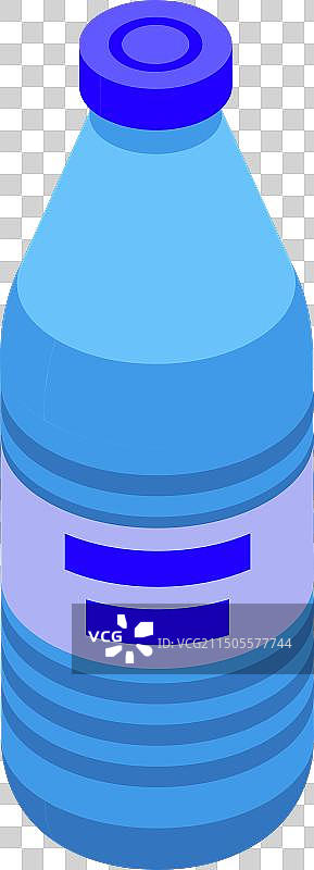 2.5D塑料水瓶图片素材
