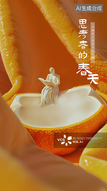 【AI数字艺术】世界阅读日图片素材