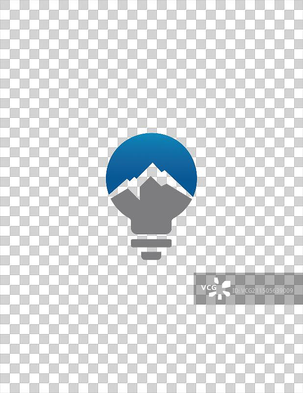 带有灯标志的山峰图片素材