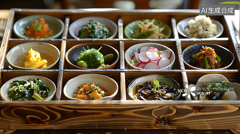 【AI数字艺术】日式料理的AI图片图片素材