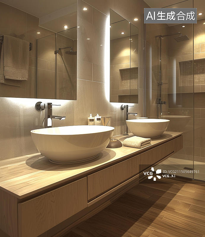 【AI数字艺术】卫浴间的AI图片图片素材