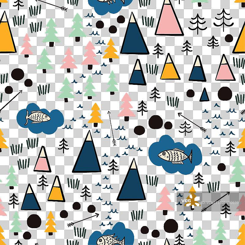 复古虚拟景观地图图片素材