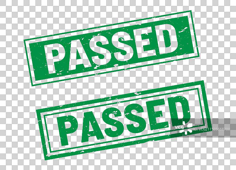 绿色矩形印章标志图片素材