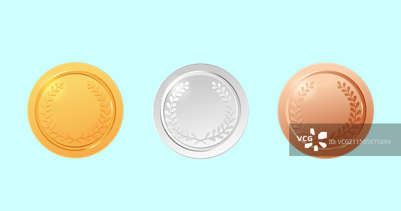 奥运会金牌奖牌插画图片素材