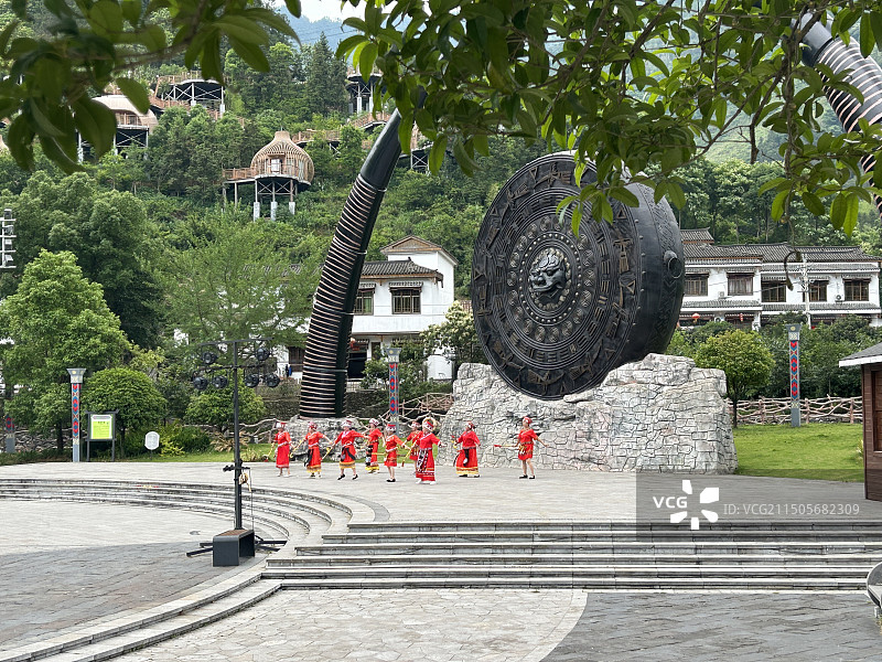 咸宁通城县药姑山·古瑶村景区图片素材
